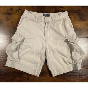 Polo by Ralph Lauren Light Khaki Cargo Shorts Size 33